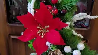Рождественские веночки из ротанга.