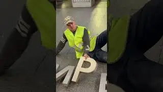 Метро Бибирево реставрация букв ! #метро