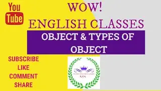Lesson No: 2 Object & Types of object (TET, DSC, GURUKULA Grammar)