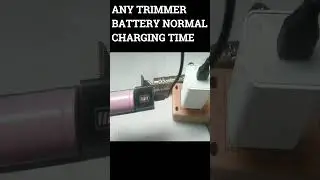 how long will it take to charge a trimmer battery 🎟🧲⚡ 