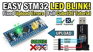 How to Program STM32F103C8T6 | Built-in LED Blink Tutorial