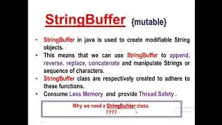 String vs Strinbuffer vs Stringbuilder || JAVA Interview PlayList || HINDI