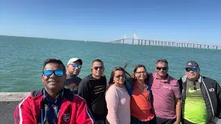 VIEW OF SKYLINE BRIDGE IN TAMPA FLORIDA