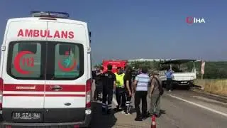Bursa otobanında korkunç kaza!