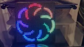The 32x32 Action LED Pixel Board controlled by HomeAssistant/ESPHome
