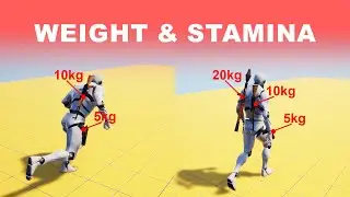 Unreal Engine 5 - Inventory Weight and Stamina Depletion (ALS 