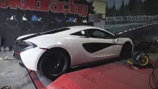 McLaren 570s with Armytrix Downpipes