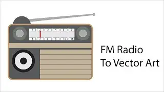 ADOBE ILLUSTRATOR DRAW TO FM RADIO  VECTOR ART