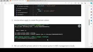 DevOps(Day 88):Create a private subnet using terraform -(entire infra through Terraform-part2)