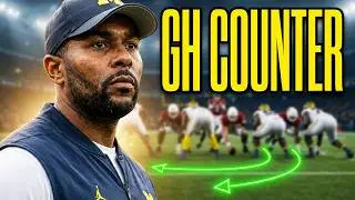 Michigan OC/OL coach Sherrone Moore - GH Counter vs 6 Tech DE