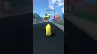 BANANA CAT missed the school bus 🚍 #shorts
