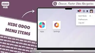 How to Hide User Menus from Top Right Corner in Odoo | Odoo Hub