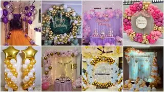 Balloon decoration ideas for birthday || Birthday decoration