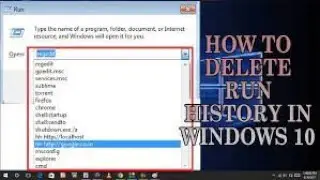 How To Clear RUN Box 3 step History | RUN Box Ki History Kaise Delete Kare#computer#troubleshooting