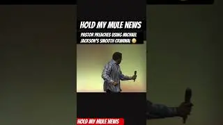 Pastor remix’s Michael Jackson Smooth criminal in the pulpit 😳😳😳 #holdmymulenews #funnyshorts