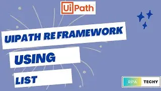 UiPath REFramework Tutorial: Dispatcher & Performer with List | RPA Automation
