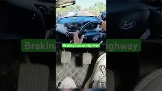 Braking at high speed on highway tips for new beginners…
