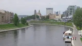 2018. Май. Литва. Вильнюс. Виды на реку Вилия