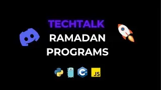 TechTalk Ramadan Program 2025 | Community Challenges & Innovation 🌙🚀