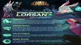 AFK Arena New Hero! Lorsan The Wind Whisperer