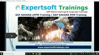 SAP S4HANA ePPM Training | SAP S4HANA ePPM Corporate Training