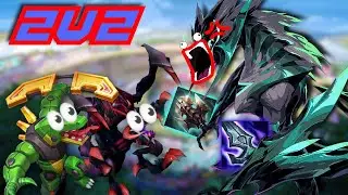 Cette Shyvana nous ARRACHE nos CRAMPTER en 2v2 - League of Legends avec ludax le chibrax