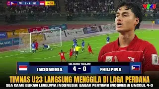 🔴IN PROGRESS - INDONESIA U23 VS PHILIPPINES U23 • JUST IN THE FIRST HALF, INDONESIA IS LEADING 4-0