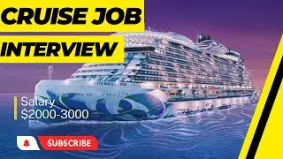 Cruise Job interview in APRIL