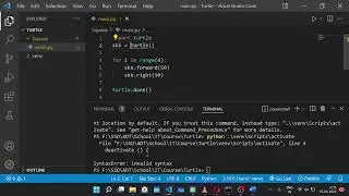 'Turtle' is not defined | NameError | Did you mean: 'turtle'?| Aryadrj | IT