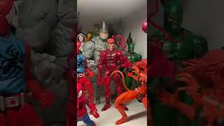 Marvel Legends Spider-Verse Display🕸️🕷️ #spiderman #marvellegends #peterparker #sinistersix