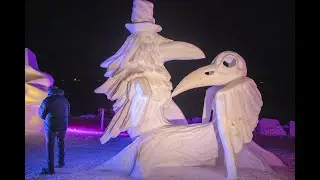 World Snow Sculpting Championship 2026 Walk to Music