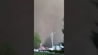 Опасная буря в Казахстане