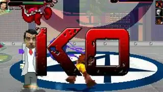 TheMattalocalypse Random Mugen Battle - 719 - Banjo/Mr. Bean VS. Team SRD (4)