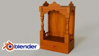 Blender 4.1 - how to make wooden temple in blender