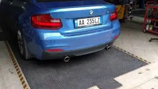 M235i Armytrix catless DP, resonator delete, stock muffler revs