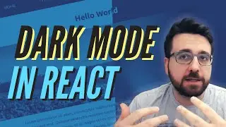 Easy Dark Mode Switch with React and localStorage