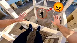 ESCAPING ANGRY GIRLFRIEND (Epic Parkour Chase)