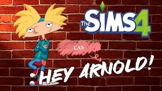 The Sims 4:Cas Hey Arnold! Создаю персонажа по мультсериалу 