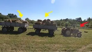 Prasowanie i zbieranie siana na szybkości