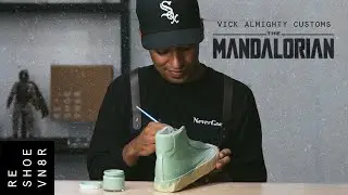 The Mandalorian Inspired Grogu Nike Blazer! | Vick Almighty Customs