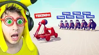 👨🏻 1 SEÑOR vs 10 MAMMUTS 🐗! (imposible) - Simulador de Batallas Épicas