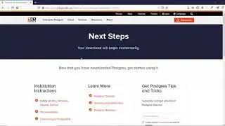 instalación Postgresql 9.6 Windows 10