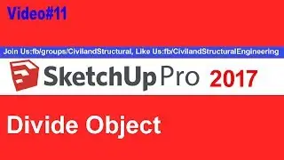 How to  Divide Object in Sketchup V #11