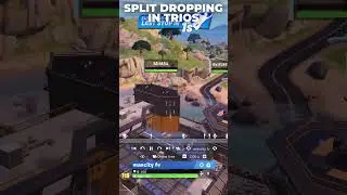 This is how to split a drop with another team in trios properly! #fortnite #fncs #triocashcup
