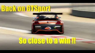 Back on GT Sport Daily Race | Laguna Seca | Beetle Gr3 | PS4 | Logitech G29 | Almost a Victory |