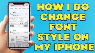 How I do Change Font Style on My iPhone | How to Change Text Size on iPhone