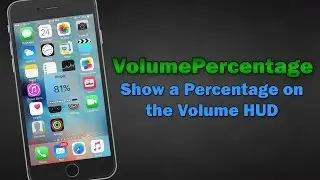 Show a Volume Percentage on the Volume HUD | VolumePercentage Cydia Tweak Review