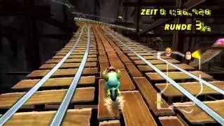 Let's Play Mario Kart Wii Zeitfahren #8 - Schlägst du mich auf Warios Gold Mine?