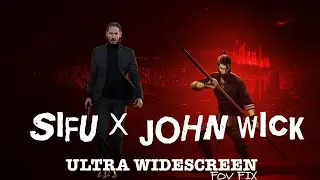 SIFU x JOHN WICK (Fov Fix - 2022) - PC Ultra Widescreen 5120x1440 ratio 32:9 (CRG9 / Odyssey G9)