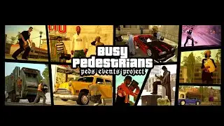 GTA San Andreas Busy Pedestrians (Peds Events Project) mod